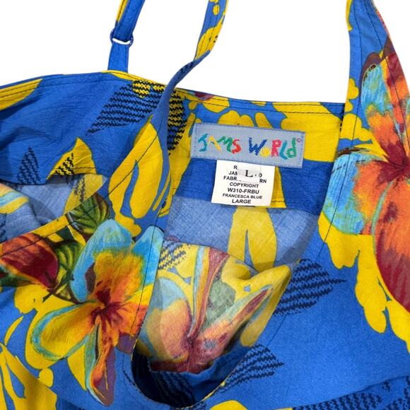 90s Jams World Beach Handkerchief Hem Midi Dress - Picture 2 of 8